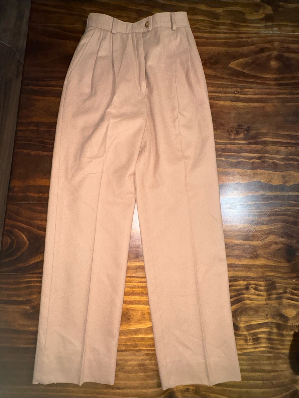 Vintage 1980s Petite Pendleton 100% Virgin Wool Pleated Trousers Made in USA